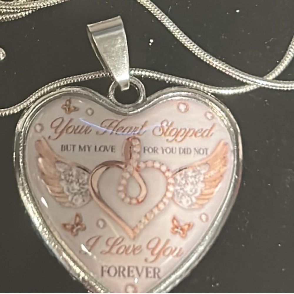 Reflection Necklace. My Love Will Never Stop